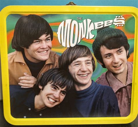 metal the monkeis lunch box|the monkees lunchbox vintage.